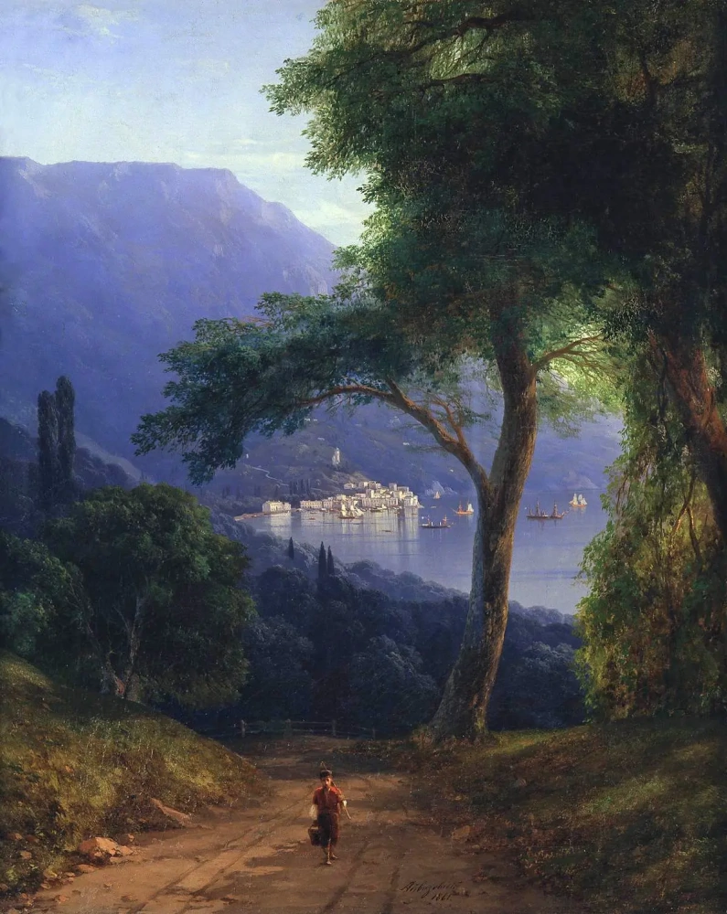 Иван Айвазовский. «Вид из Ливадии», 1861