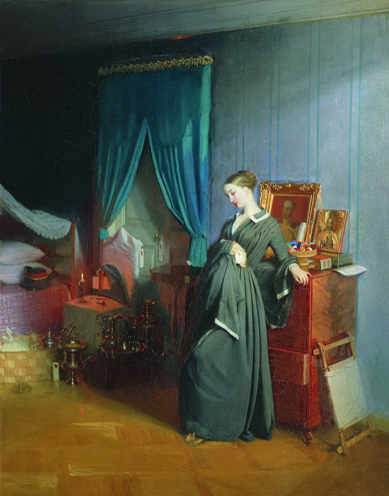 Павел Федотов "ВДОВУШКА" 1851 -1852
