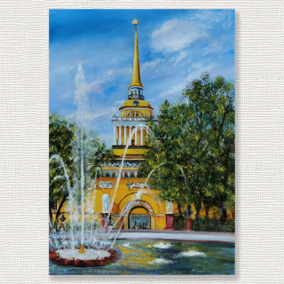 Фонтан у Адмиралтейства