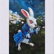 Белый кролик из "Алиса в стране чудес"
