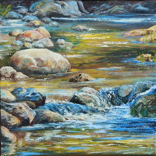 Лесной водопад